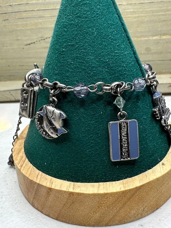 Pisces Zodiac Charm Bracelet Y2K - Picture 3 of 5